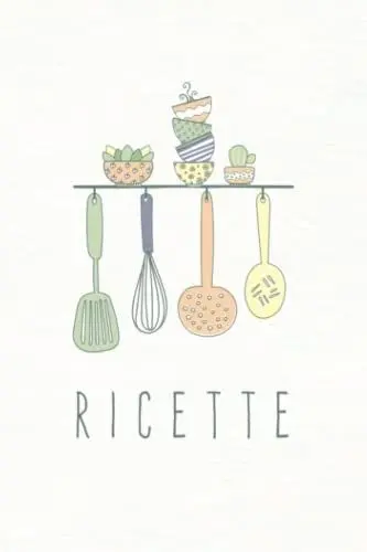 Produktbild: Ricettario Da scrivere: Piccolo Quaderno Per Ricette | Formato A5 Con Indice