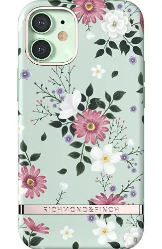 Produktbild: Richmond & Finch Hülle Kompatibel mit iPhone 12 Mini, Süße Minze Gehäuse, 5.4 Zol, Komplett Schützende Handyhülle