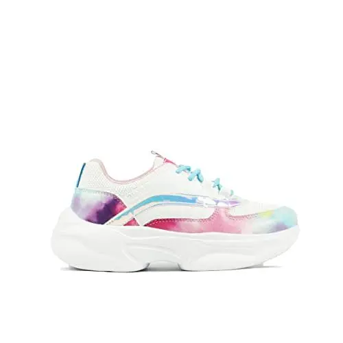 Produktbild: Richter Kinderschuhe Funky Chunky Sneaker, Fuchsia/White/Multi, 37 EU
