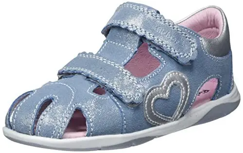 Produktbild: Richter Kinderschuhe Jungen Mädchen Jess Sandale, Ciel Silver, 21 EU
