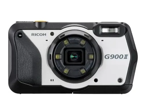 Produktbild: RICOH G900 SE II Robuste Industrie-Digitalkamera mit Wasser-, Staub-, stoß- und chemikalienbeständigem Gehäuse, Webcam-Funktion, Kamera-Memo und Passwort-Sicherheitsfunktionen