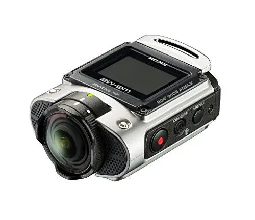 Produktbild: Ricoh WG-M2 kompakte und leichte Actioncam (4K-Video, 204 Grad Ultraweitwinkel-Objektiv) silber