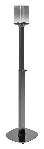 Produktbild: RICOO 1 x Lautsprecherständer Lautsprecher Ständer für SONOS ONE & SL LH073 Boxenständer höhenverstellbar Bodenständer Boxen Standfuß Stativ Speaker Stands mit Kabelführung