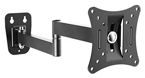 Produktbild: RICOO Monitor Halterung Wandhalterung Schwenkbar Bildschirmhalterung Monitorhalterung für 15-27 Zoll Flach Monitor-Arm Neigbar S2311 Computer Curved PC Bildschirm Wand-Halter VESA 75 x 75-100 x 100
