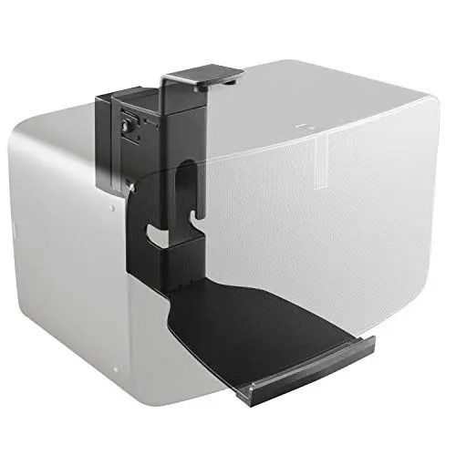 Produktbild: RICOO Lautsprecherwandhalterung Lautsprecher Wandhalterung für SONOS Play:5 Gen.2 Schwenkbar Neigbar LH505-B Halterung Boxen Wand Halter Boxenhalterung bis max. 7 kg Wandhalter Speaker Wall Mount