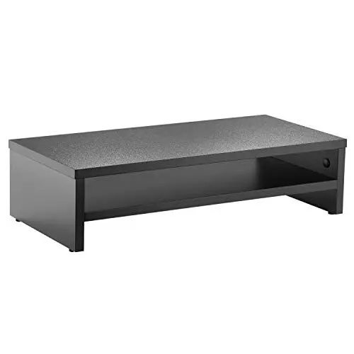 Produktbild: RICOO Monitor Ständer für Computermonitore Monitorständer - 54 x 26 x 14 cm Schreibtischaufsatz Schwarz FS0114-S Bildschirmerhöhung Bildschirmständer Laptop Tisch Lapdesk Laptoptisch