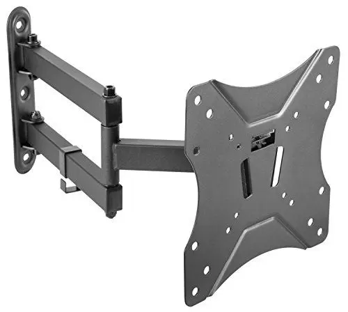 Produktbild: RICOO TV Wandhalterung Schwenkbar Fernseher Halterung Schwenkarm für 23-42 Zoll Fernsehhalterung für Wand S7222 Wand-Halter Neigbar Flach OLED Curved Fernseh-Arm bis 25 Kg & VESA 200 x 200 mm