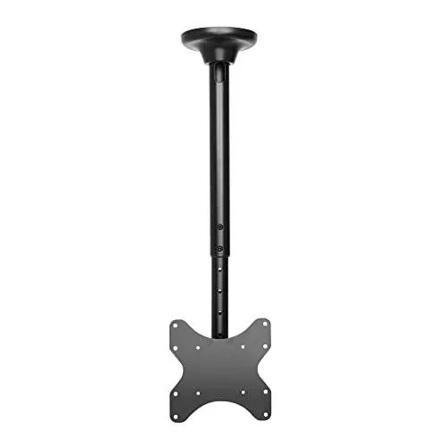 Produktbild: RICOO Monitor & TV Deckenhalterung für Fernseher 23-42 Zoll, Schwenkbar Neigbar Höhenverstellbar, Universal TV Halterung Decke D0222, Fernsehhalterung Decke bis 50 kg mit max. VESA 200x200 mm