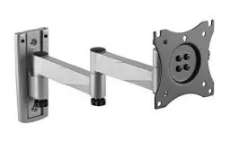 Produktbild: RICOO PC Monitor Wandhalterung Schwenkbar Neigbar für 13-27 Zoll, Halterung Wand S3511, Monitorhalterung, Bildschirmhalterung, Bildschirm Wandhalterung Monitor 24 Zoll, VESA 75 x 75, 100x100 mm