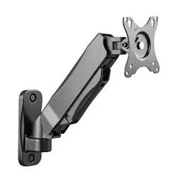 Produktbild: RICOO PC Monitor Wandhalterung höhenverstellbar Gasfeder Schwenkbar Neigbar für Bildschirm 17-32 Zoll, Halterung Wand S4811, Monitorhalterung, Bildschirmhalterung, VESA 75 x 75, 100x100 mm