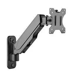 Produktbild: RICOO PC Monitor Wandhalterung höhenverstellbar Gasfeder Schwenkbar Neigbar für Bildschirm 17-32 Zoll, Halterung Wand S4911, Monitorhalterung, Bildschirmhalterung, VESA 75 x 75, 100x100 mm