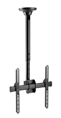 Produktbild: RICOO TV Deckenhalterung für Fernseher 23-55 Zoll, Schwenkbar Neigbar Höhenverstellbar, Universal TV Halterung Decke D0244, Fernsehhalterung Decke bis 50 kg mit max. VESA 400x400 mm
