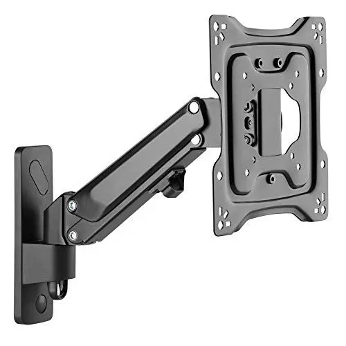 Produktbild: RICOO TV Wandhalterung Fernseher Halterung Gasfeder Schwenkarm für 23-43 Zoll Fernsehhalterung für Wand S4322 Höhenverstellbar Schwenkbar Neigbar Flach Curved Fernseh-Arm bis 23-Kg & VESA 100 & 200