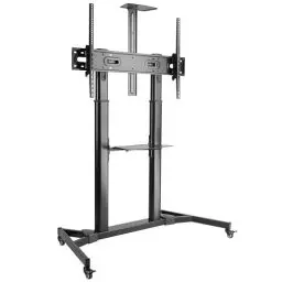 Produktbild: RICOO TV Ständer Rollbar Höhenverstellbar für 55-110 Zoll - TV Stand FS3610 - TV Ständer mit Rollen - TV Standfuß Fernseher bis 100 Kg max VESA 1000x600mm TV Standfuss 55 Zoll Schwarz