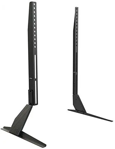 Produktbild: RICOO TV Ständer höhenverstellbar FS512 Stand Fernsehständer für 30-65 Zoll Standfuss neigbar universell Lowboard VESA 800x400 schwarz bis 40 kg