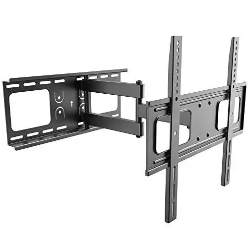 Produktbild: RICOO TV Wandhalterung Fernseher Halterung Fernsehhalterung für Wand Universal für 32-55 Zoll Smart Flach Curved Schwenkarm S3744 Schwenkbar Neigbar Fernseh-Arm bis 50 Kg & VESA 400 x 400 mm