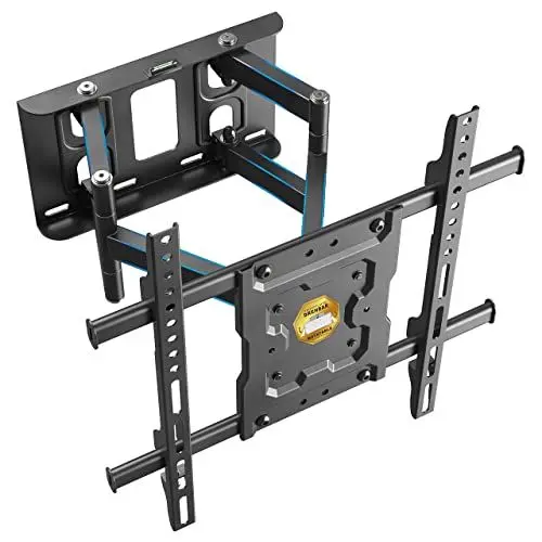 Produktbild: RICOO TV Wandhalterung Schwenkbar für 32-65 Zoll Fernseher Halterung Neigbar Schwenkarm S7244 Fernsehhalterung für Wand Flach Smart OLED Curved Wand-Halter Fernseh-Arm bis 50 Kg & VESA 400x400 mm