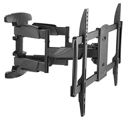 Produktbild: RICOO TV Wandhalterung Fernseher Halterung Fernsehhalterung für Wand Universal für 37-65 Zoll Smart Flach Curved Schwenkarm S5064 Schwenkbar Neigbar Fernseh-Arm bis 45 Kg & VESA 600 (400) x 400 mm