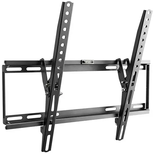 Produktbild: RICOO TV Wandhalterung Fernseher Halterung neigbar für 32-65 Zoll N1944 Ultra Slim Wandhalter Fernsehhalterung smart flach Curved OLED bis 75 kg VESA 400 x 400