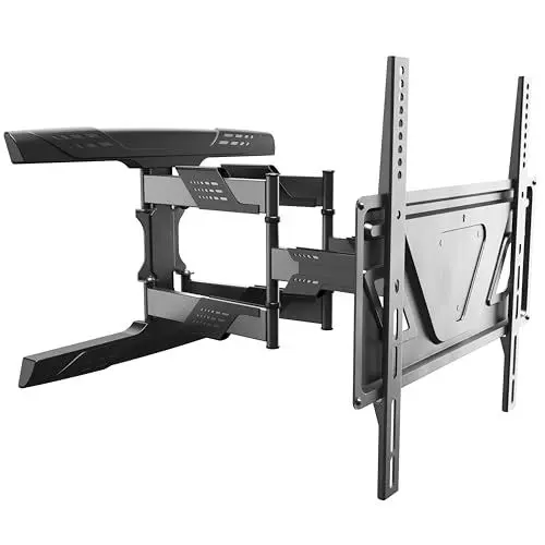 Produktbild: RICOO TV Wandhalterung Fernseher Halterung S9544 schwenkbar neigbar für 32-65 Zoll Fernsehhalterung Wand universal smart flach Curved Wandhalter bis 45 kg VESA 400 x 400 mm