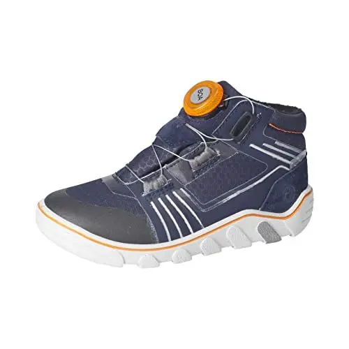 Produktbild: RICOSTA Jungen Winterstiefel Dylan,Kinder Boots,WMS:Mittel, TEX,Barfuß-Schuh,BOA,gefüttert,wasserdicht,warm,Ozean/Nautic (180),29 EU