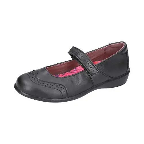 Produktbild: RICOSTA Kinder Ballerinas Becky, Weite: Mittel (WMS),lose Einlage,Mary-Jane,Klettverschluss,Kommunion,Schule,Kinder,schwarz (090),37 EU / 4 UK