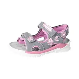 Produktbild: RICOSTA Mädchen Riemchensandalen Carmen,Kinder Sandalen,WMS:Mittel,waschbar,Sommerschuhe,Freizeitschuhe,Graphit/rosada (450),26 EU