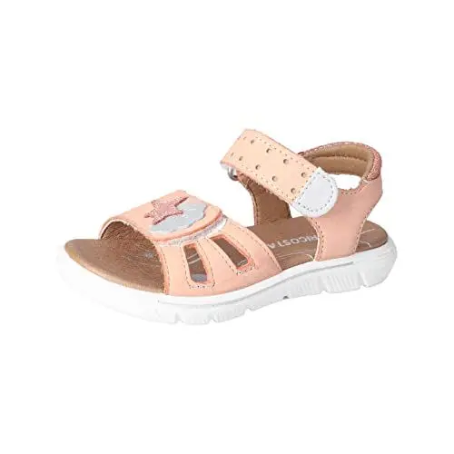 Produktbild: RICOSTA Mädchen Riemchensandalen SARA,Kinder Sandalen,WMS:Mittel,Sommerschuhe,Freizeitschuhe,offene Schuhe,Strandschuhe,Peach (310),27 EU