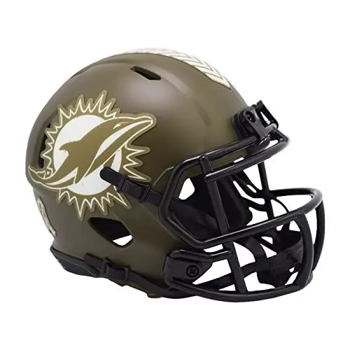 Produktbild: Riddell Speed Mini Football Helm Salute Miami Dolphins