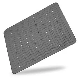Produktbild: RIDDER Duscheinlage, Duschmatte ca. 54x54 cm, Playa, dunkelgrau | Allergikerfreundlich | Made in Germany | Nachhaltig | Recyclebar | Waschbar | PVC-frei