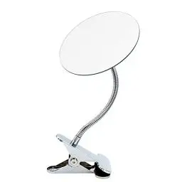 Produktbild: RIDDER Schminkspiegel, Kosmetikspiegel, Klemmspiegel Kasper, Chrom, mit 5X Vergrößerung, flexibel modern funktionell ca. 15x39 cm