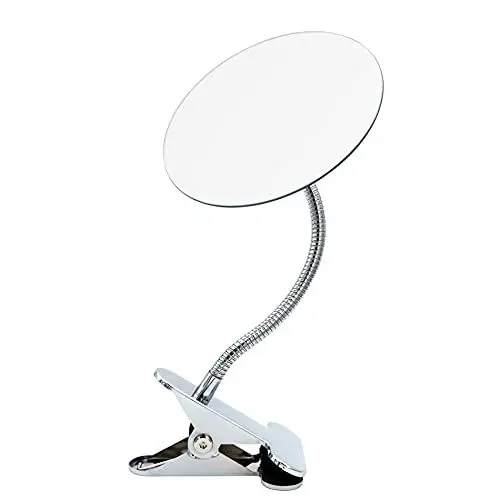 Produktbild: RIDDER Schminkspiegel, Kosmetikspiegel, Klemmspiegel Kasper, Chrom, mit 5X Vergrößerung, flexibel modern funktionell ca. 15x39 cm