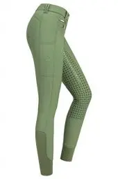 Produktbild: RidersDeal Collection Reithose mit Silikonvollbesatz und Handytasche, versch. Farben, Gr. 32-50, new duck green, 38
