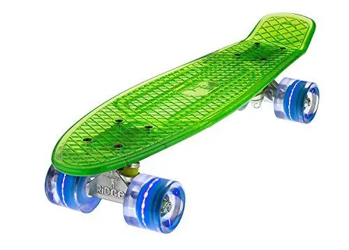 Produktbild: Ridge Skateboard Blaze Mini Cruiser , grün/blau, 55 cm