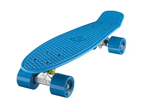 Produktbild: Ridge Skateboard Mini Cruiser, blau-blau, 22 Zoll, R22