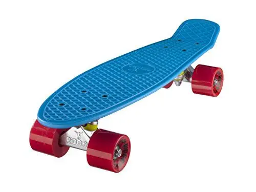 Produktbild: Ridge Skateboard Mini Cruiser, blau-rot, 22 Zoll, R22