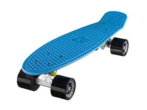 Produktbild: Ridge Skateboard Mini Cruiser, blau-schwarz, 22 Zoll, R22