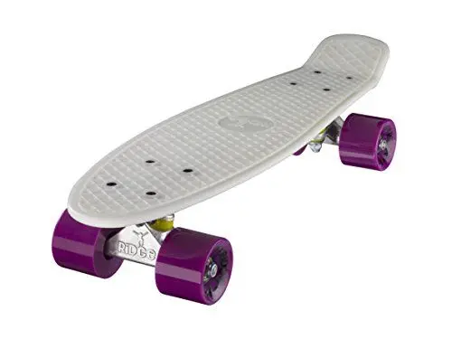 Produktbild: Ridge Skateboards Glow in the Dark Mini Cruiser Board Skateboard, komplett, 55cm