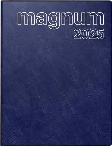 Produktbild: rido/idé Buchkalender Mod. magnum 2025 | 183×240 mm, Kunststoff, dunkelblau