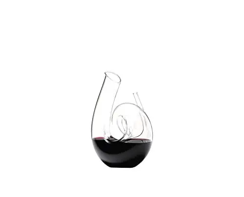 Produktbild: RIEDEL Curly Dekanter, Einzelpackung, klares Kristallglas, handgefertigt
