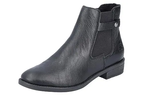 Produktbild: Rieker Damen 73674 Chelsea-Stiefel, Schwarz, 39 EU