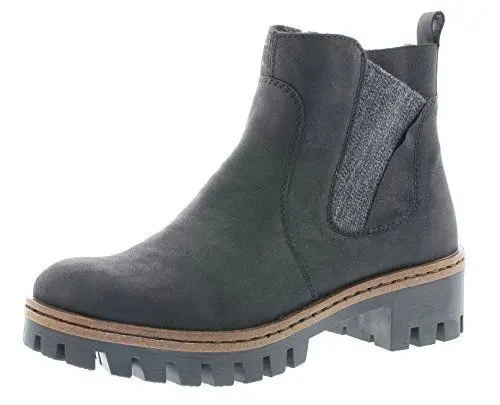 Produktbild: Rieker Damen 75754 Chelsea Boots, Schwarz (schwarz/anthrazit 01)