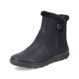 Produktbild: Rieker Damen Ankle Boots Z0080, Frauen Stiefeletten, lose Einlage,uebergangsstiefel,gefüttert,Winterstiefeletten,Stiefel,schwarz (00),40 EU / 6.5 UK