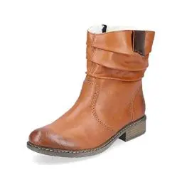 Produktbild: Rieker Damen Ankle Boots Z4180, Frauen Stiefeletten,gefüttert,Winterstiefeletten,Stiefel,Bootee,Booties,halbstiefel,braun (22),36 EU / 3.5 UK