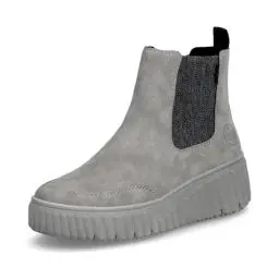 Produktbild: Rieker Damen Chelsea Boots N2553, Frauen Stiefeletten, lose Einlage,uebergangsstiefel,Schlupfstiefel,Winterstiefeletten,warm,grau (40),36 EU / 3.5 UK