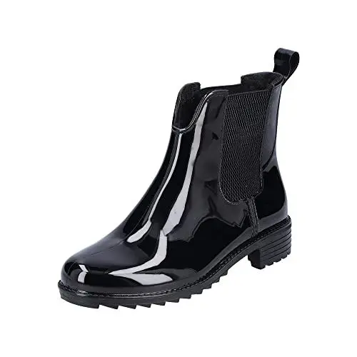 Produktbild: Rieker Damen Chelsea Boots P8280, Frauen Stiefeletten,Bootee,Booties,halbstiefel,Kurzstiefel,uebergangsstiefel,schwarz (04),38 EU / 5 UK