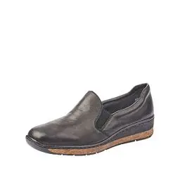 Produktbild: Rieker Damen Frühjahr/Sommer 59766 Slipper, Schwarz Schwarz 00, 38 EU