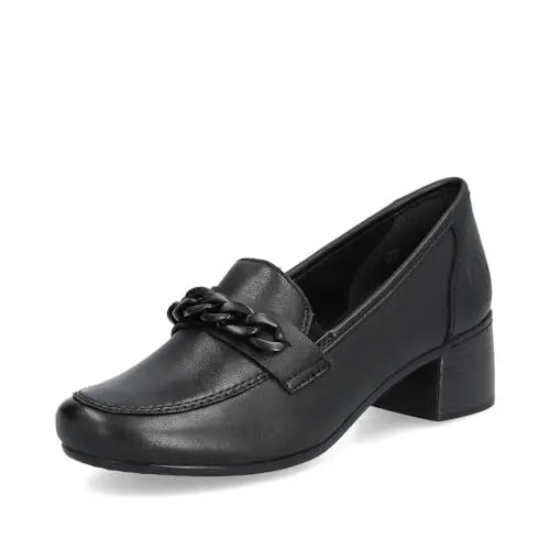 Produktbild: Rieker Damen Low-Top Sneaker 41660, Frauen Halbschuhe,Freizeitschuhe,Turnschuhe,Laufschuhe,straßenschuhe,Strassenschuhe,schwarz (00),39 EU / 6 UK
