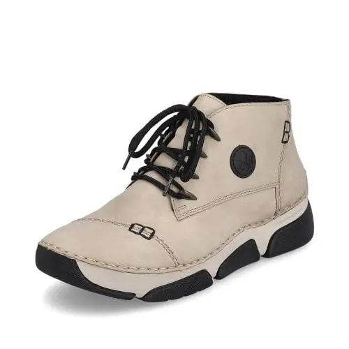 Produktbild: Rieker Damen Low-Top Sneaker 45902, Frauen Halbschuhe,Freizeit,sportlich,straßenschuhe,Strassenschuhe,Sportschuhe,beige (60),39 EU / 6 UK