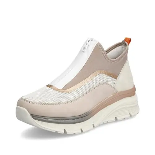 Produktbild: Rieker Damen Low-Top Sneaker 48053, Frauen Halbschuhe, lose Einlage,Freizeitschuhe,Turnschuhe,Laufschuhe,straßenschuhe,rosa (31),41 EU / 7.5 UK